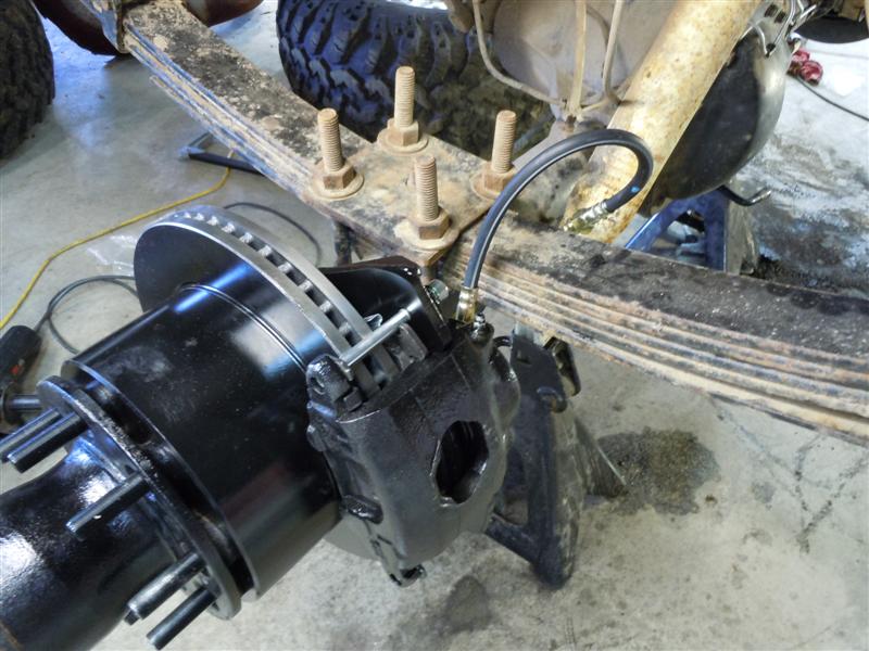 Dodge dually Dana 702U (1989) disc brake conversion Dodge RamCharger